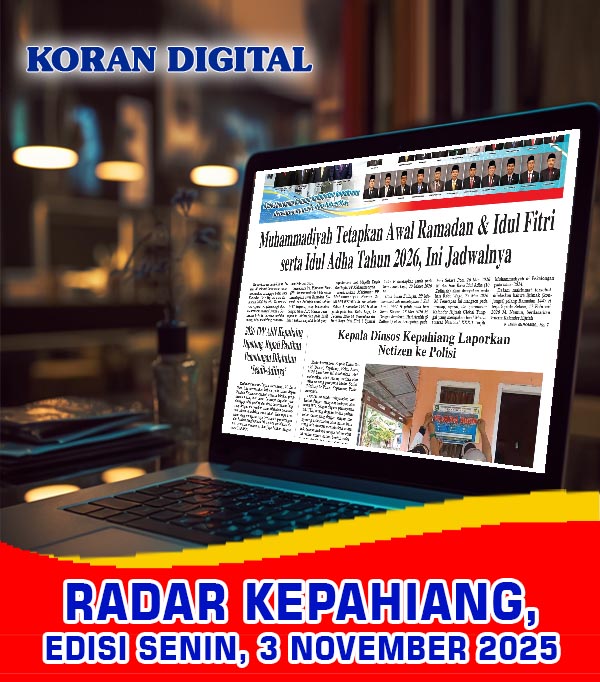 RADAR KEPAHIANG, EDISI SENIN 3 NOVEMBER 2025
