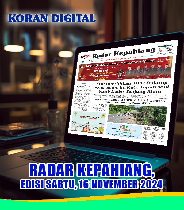 RADAR KEPAHIANG, EDISI SABTU 16 NOVEMBER 2024