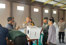 Dandim dan Kapolres Rejang Lebong Monitoring Gudang Logistik KPU