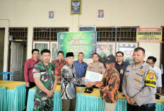 Pemdes Air Hitam Kecamatan Ujan Mas Bagikan BLT DD Tahap Pertama Tahun 2025 