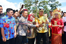 Bupati Syamsul Resmikan Jembatan Lubuk Belimbing