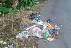 Warga Keluhkan Sampah di Pinggir Jembatan Kelilik
