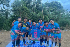 Turnamen Malenggang Cup Tahun 2026: Tim Futsal Swarna Dwipa Desa Kampung Bogor Juara 1