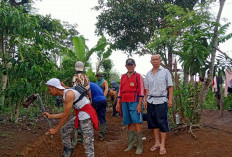 Gunakan DD, Desa Talang Sawah Bangun Jalan Rabat Beton 