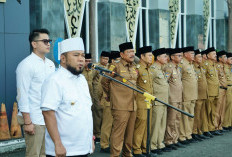 Apel Perdana Setelah Lebaran, Gubernur Helmi Hasan Tekankan Disiplin Kerja hingga Hukuman