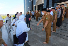 Sambut Kepulangan Jemaah Haji, Ini Pesan Bupati Azhari 