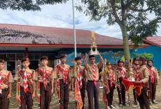 Sabet 16 Piala , Tim Pramuka SMPN 02 Tebat Karai Ukir Prestasi Membanggakan 