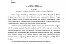 Ringankan Beban Warga, Gubernur Bengkulu Luncurkan Program Beras Murah Religius 