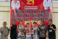  Event Tournament Basketball Bupati Kepahiang CUP Diikuti 65 Tim, Ini Pemenang Lengkapnya!