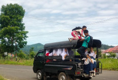 Padahal Tempat Duduk Masih Kosong, Pelajar Ini Memilih Manjat Atap Mobil Pick Up
