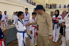 Ratusan Atlet Taekwondo Kabupaten Kepahiang Ikut UKT Periode II 2024