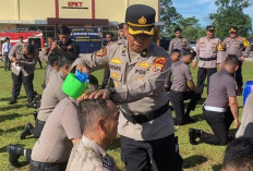 Mengawali 2025, Puluhan Personel Polres Bengkulu Tengah Naik Pangkat