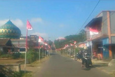 Bendera 2 Kilometer, Semarak Sambut HUT RI ke 79 di Desa Mekar Sari