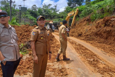 Jelang Idul Fitri, Longsor Tanjung Agung Mulai Dibersihkan