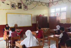 Hadir Semua, Siswa-siswi SDN 04 Kabawetan Ikut Ujian Akhir Sekolah