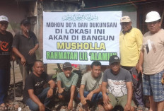 Bangun Musala, Warga RW 3 Dusun Kepahiang Gotong Royong