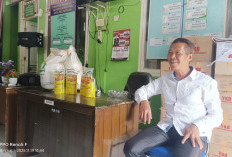 72 KPM Warga Pelangkian Terima Bantuan Pangan Beras dan Minyak Goreng