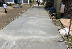 Realisasikan DD Tahun 2025, Pemdes Pagar Gunung Bangun Jalan Lingkungan