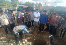 Peletakan Batu Pertama Pembangunan Masjid Al-Iklas Desa Pungguk Beringang