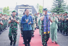 Bupati Fikri Sambut Kunker Pangdam XXI/Radin Inten, Harapkan Dukungan Program Pembangunan
