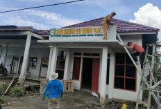 Gedung Serba Guna Desa Warung Pojok Kepahiang Tuntas Dibangun, Kades : Perangkat Desa Wajib Ngantor!