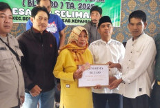 Pemdes Air Selimang Perdana Salurkan Tiga Bulan BLT DD Tahun 2025