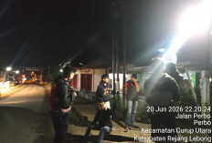 Sat Samapta Polres Rejang Lebong Gelar Patroli Malam, Antisipasi Premanisme dan Gengster 