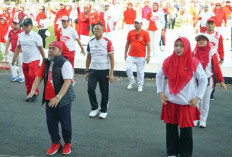 Semarak HUT ke-57 Provinsi Bengkulu: Jalan Sehat dan Senam Bersama Berlangsung Meriah