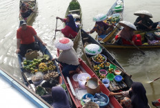 Pasar Terapung Lok Baintan, Warisan Budaya di Kalsel Ramai Dikunjungi Peserta Porwanas