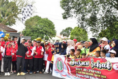 Jalan Sehat HUT PGRI ke-79 di Rejang Lebong Diikuti Ribuan Massa