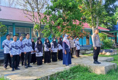 Polsek Kepahiang Berikan Pembinaan Hukum pada Pelajar SMPN 1 Seberang Musi 