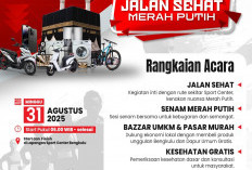 Pemprov Bengkulu Gelar Jalan Sehat Merah Putih, Hadiah Utama Umrah Gratis