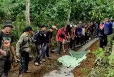 Kades dan Warga Daspetah di Kepahiang Gotong royong Bangun Jalan Secara Swadaya