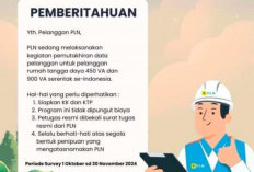 PLN ULP Kepahiang Lakukan Pemutakhiran Data Pelanggan Rumah Tangga Secara Serentak