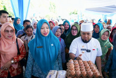 Pasar Murah, TP PKK Bengkulu Bantu Rakyat Penuhi Kebutuhan Pokok Jelang Lebaran 