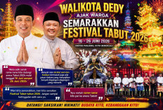 Walikota Bengkulu Ajak Warga Semarakkan Festival Tabut 2026, Ini Jadwalnya 