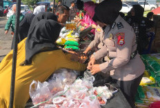 Polres Rejang Lebong Gelar Gerakan Pangan Murah, Bantu Masyarakat Hadapi Idulfitri