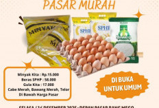 Jaga Stabilitas Bapok, Pemkab dan Perum Bulog Rejang Lebong Gelar Pasar Murah