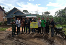 Realisasikan DD Tahun 2025, Pemdes Batu Kalung Bangun Jalan Lingkungan
