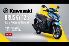 Kawasaki Luncurkan Skutik Brusky 125, Cek Harganya