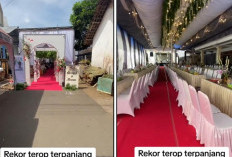 Pernikahan Viral, Bentang Tenda 50 Meter Tutupi Rumah dan Jalan Warga