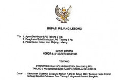  Pastikan Elpiji 3 Kg Tepat Sasaran, Bupati Rejang Lebong Keluarkan Edaran