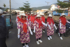 261 Regu Meriahkan Lomba Gerak Jalan Pemkab Lebong