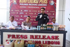 Operasi Pekat Nala I 2026, Polres Rejang Lebong Ungkap Berbagai Kasus Kejahatan