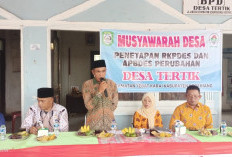 Desa Tertik Gelar Musdes Penetapan RKPDes dan APBDes Perubahan.