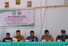   Perubahan RPJMDes, Kades Gunung Agung: Musdes Wadah Menampung Aspirasi 