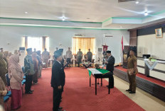 Iwan Badar Resmi Jabat Sekda Rejang Lebong, 4 Pejabat Eselon II Lainnya Ikut Dilantik