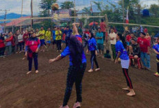 Desa Talang Babatan Galakkan Olahraga Voli