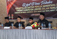 KPU Lebong Tetapkan DPS Pilkada 2024, Kecamatan Lebong Utara Miliki Pemilih Terbanyak