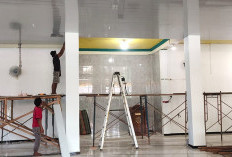 Untuk Kenyamanan Beribadah, Renovasi Masjid Taqwa Muhammadiyah Kepahiang Sudah 50 Persen